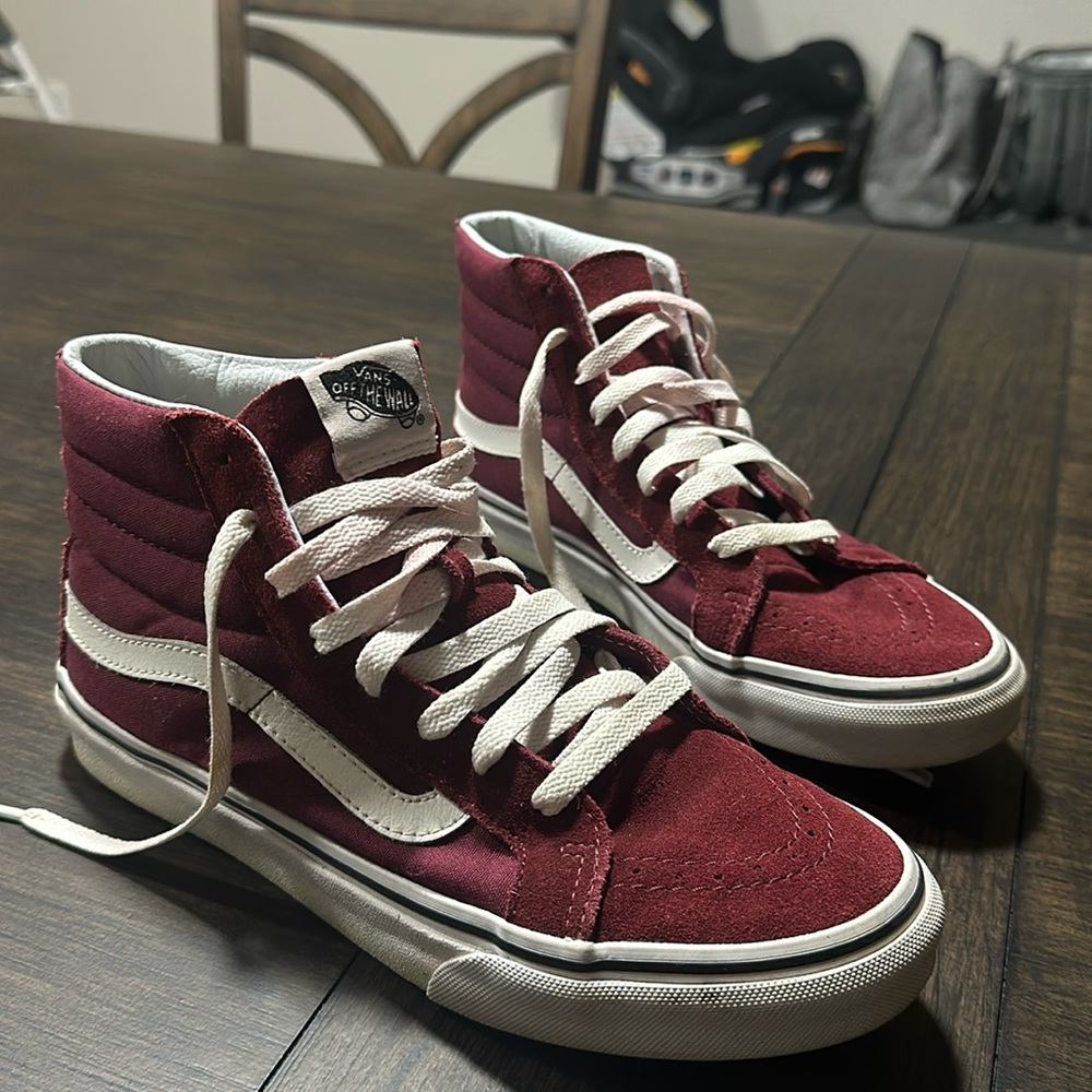 Maroon Vans
